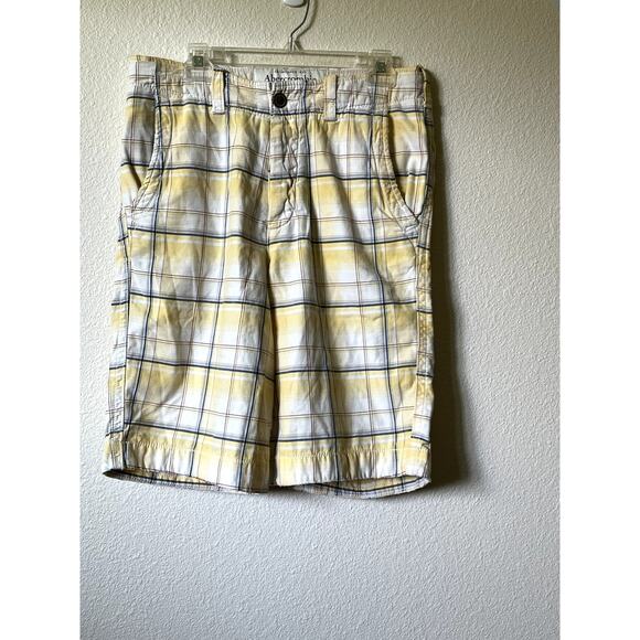 Abercrombie Vintage Style Plaid High Rise Shorts Size 31 NWT - Picture 1 of 5